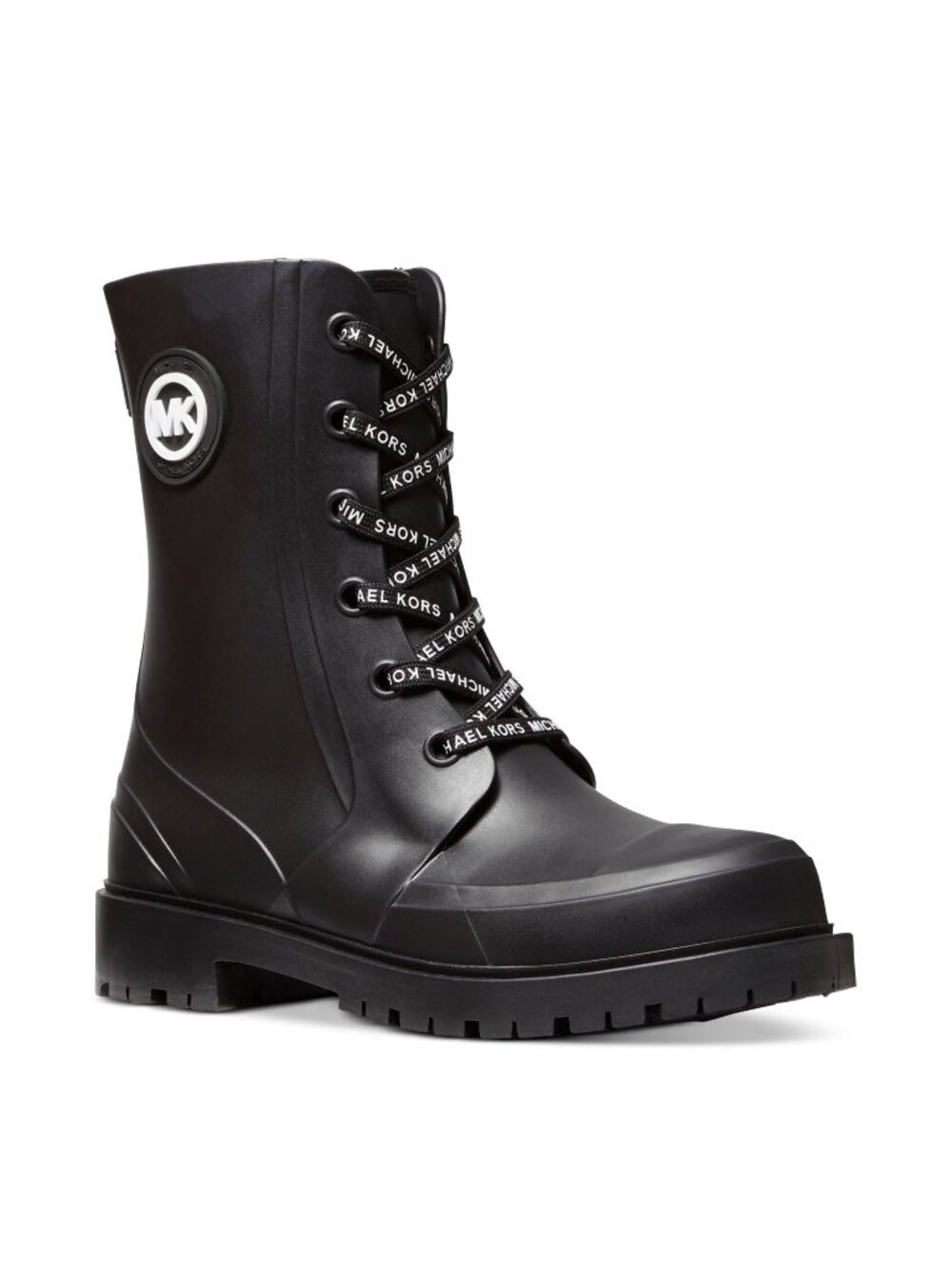 Michael Kors Montaigne PVC Rain Boots - Black, Sz 8